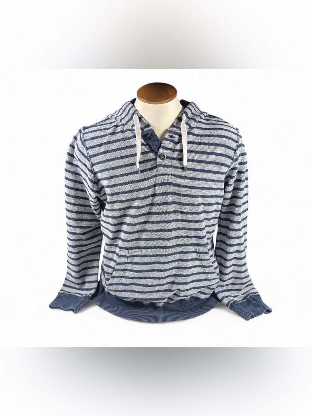 American Eagle Vintage Striped Hoodie Size M Classic Fit Fleece Size M